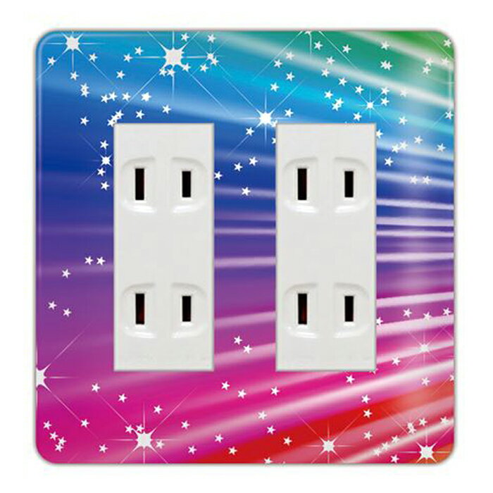 ドレスマ【6口用】抽象 デザイン アート 【コスモシリーズワイド21対応】 コンセントカバー コンセントプレート スイッチカバー スイッチプレート おしゃれ デザイン 交換用 1口 2口 3口 5口 6口