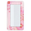 ドレスマ【スイッチ用】フラワー 花 かわいい 【コスモシリーズワイド21対応】 コンセントカバー コンセントプレート スイッチカバー スイッチプレート おしゃれ デザイン 交換用 1口 2口 3口 5口 6口(3)