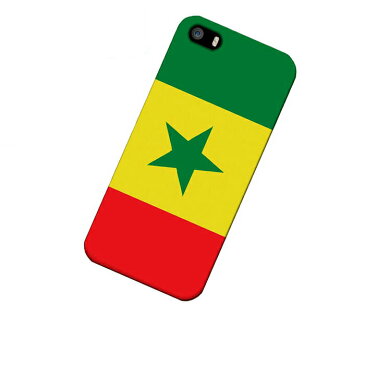 iPhone SE/5s/5 アイフォン エスイー ファイブエス ケース 国旗 セネガル スマホケース スマホカバー ハードケース ハードカバー case 携帯 カバー 携帯ケース IP5S-12FG303