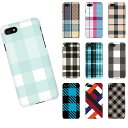 【在庫処分特価】ハードケース カバー arrows らくらくスマートフォン4 ARROWS Be SV NX FIT 各種アローズに対応 チェック B2M FU...