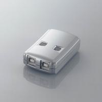 【代引不可】【エレコム】【ELECOM】USB2.0手動切替器 USS2-W2