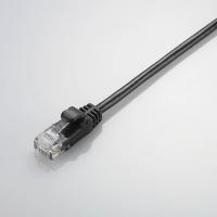 【代引不可】【エレコム】【ELECOM】[ブラック][2m][Cat6準拠]配線スッキリ!取り回しがしやすいGigabit やわらかLANケーブル(Cat6準拠)..