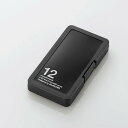 【代引不可】エレコム メモリカードケース/インデックス台紙付き/SD6枚 microSD6枚収納/ブラック CMC-SDCPP12BK