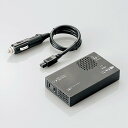 DC・ACインバーター/車載用/USBポート搭載/150W 製品型番：LPA-CIVT150BK