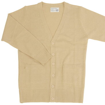 【あす楽】TEENS EVER 11AW カーディガン(ベージュ Mサイズ)スクールカーディガン 女子 レディース 長袖 制服カーディガン 無地 高校生 中学生 学校 かわいい クリアストーン 4560320837923