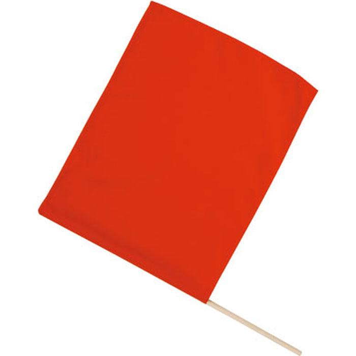 小旗（赤）フラッグ 旗 運動会 体育祭 学園祭 ゲーム イベント 応援 旗振り アーテック 1276
