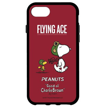 iPhone7対応 ケース ピーナッツ IIIIfi+ イーフィット（フライング・エース）スヌーピー SNOOPY PEANUTS キャラクター グルマンディーズ SNG-176C