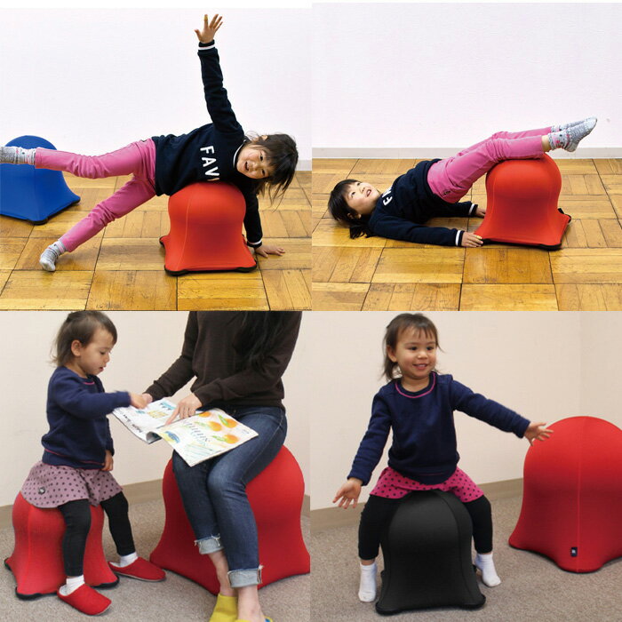 バランスボール イス チェア 骨盤 ダイエット エクササイズ デザインチェア 子供用 ジュニア キッズサイズ JELLYFISH CHAIR JUNIOR モザイク＆カモフラ インナーマッスル クラゲ型 フィットネスボール WKC104S**