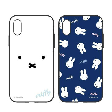 iPhone XS iPhone X 対応 iPhoneXS iPhoneX 5.8インチモデル ケース カバー ミッフィー IIIIfitケース ハイブリッドケース miffy ブルーナ イーフィット グルマンディーズ MF-20