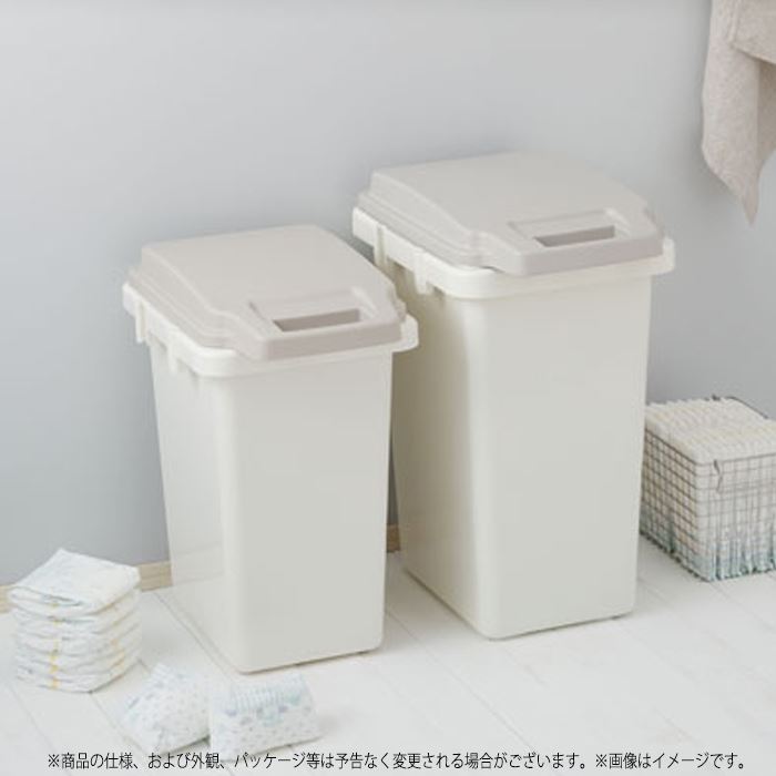 【北海道・沖縄・離島配送不可】【代引不可】ゴミ箱 47L ふた付ごみ箱 ワンハンド パッキンペール 47リットル パッキング付 臭い対策 漏れ対策 角型 シンプル ダストボックス フタ付 ごみ箱 東谷 RSD-71 [3]