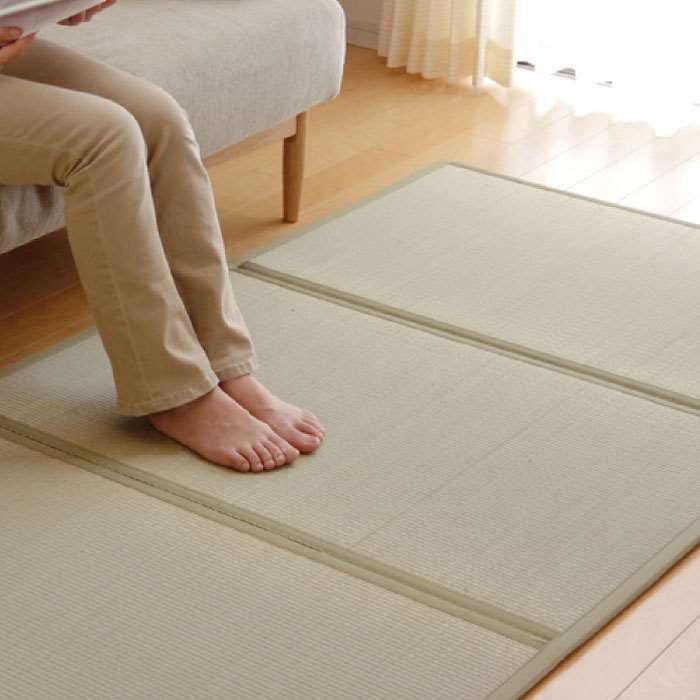 【沖縄・離島配送不可】【代引不可】い草マットレスPro ダブル 約140×210cm 折りたたみ い草 置き畳 軽量 抗菌 消臭 吸着滑り止めシート 日本製 IKEHIKO 7710629