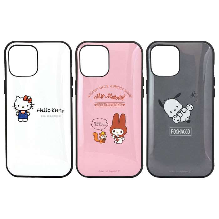 iPhone12 Pro Max 対応 6.7インチ ケース カバー IIIIfit イーフィット サンリオキャラクターズ SANRIO ハイブリッドケース iPhoneケース