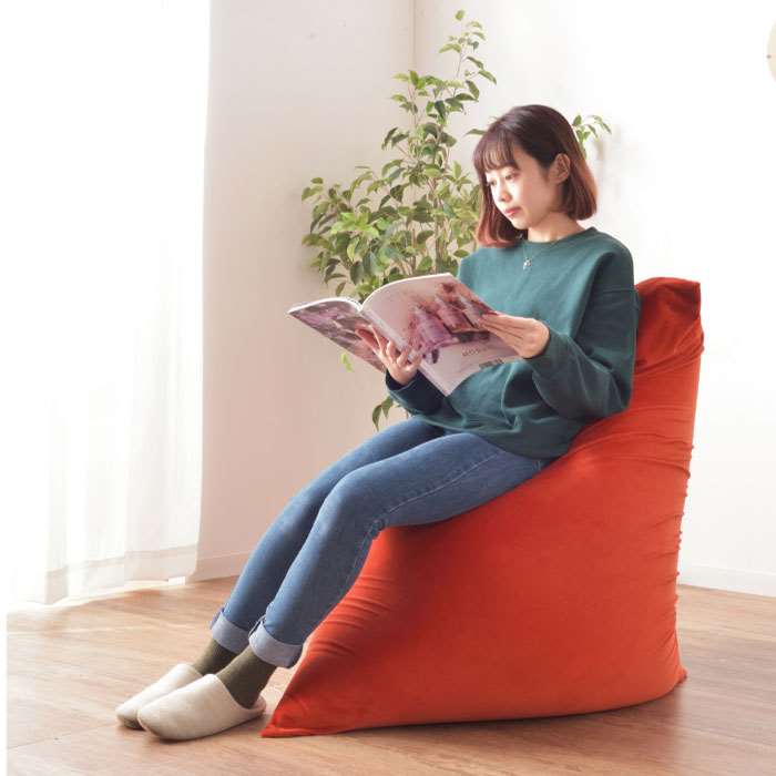 【北海道・沖縄・離島配送不可】【代引不可】クッション ビーズクッション 大きめ くつろぎ リラックス 大きい インテリア ゴロ寝 座り 東谷 LSS-801 [3]