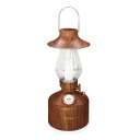 【即日出荷】ランタン型アロマディフューザー ランタンミスト 充電式 加湿器 アウトドア 防災 LEDライト レトロ アンティーク 木目調 SunRuck SR-LAH010-DW(4)