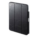 【代引不可】Apple iPad 10.9インチ 第10世代 対応 ブラック iPadケース フラップケース 収納ポケット付き サンワサプライ PDA-IPAD1914BK