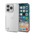 【代引不可】iPhone 14 Pro ケース カバー ハイブリッド 耐衝撃 超衝撃吸収 スリム ストラップホール付 高透明 極み設計 クリア エレコム PM-A22CHVCKCR