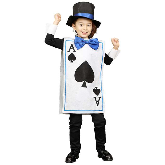 HW トランプボーイ キッズ トランプ柄 着ぐるみ こどもサイズ コスチューム コスプレ 仮装 変装 ...