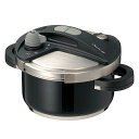 【沖縄・離島配送不可】両手圧力鍋 orth PLUS オースプラス サイズ20cm ブラック 超高圧140kPa IH調理器対応 2〜3人用 小型サイズ ワンダ...