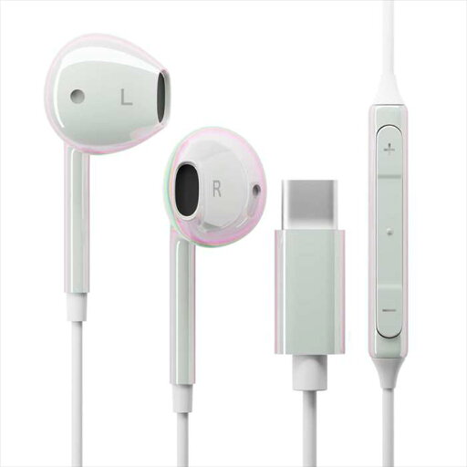 USB Type-C 有線 ステレオイヤホン PGA PG-ARSEIE2WH1 USB Type-C 有線 ステレオイヤホン PGA PG-ARSEIE2WH1
