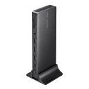 【沖縄・離島配送不可】【代引不可】ドッキングステーション(4K・HDMI×2画面出力・ACアダプタ付) サンワサプライ USB-CVDK16(2)
