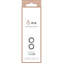 【代引不可】iPhone 16 iPhone 16Plus 2眼 &me カメラ レンズカバー ガラス グリッター シルバー カメラレンズ保護 保護フィルム エ...
