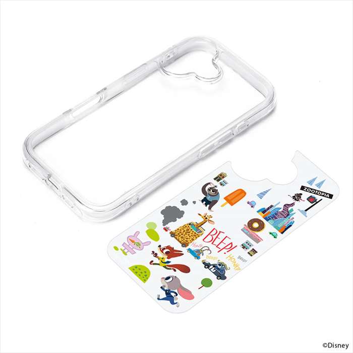 iPhone16 iPhone 16 対応 6.1インチ エアクッションケース ズートピア ハイブリッ...