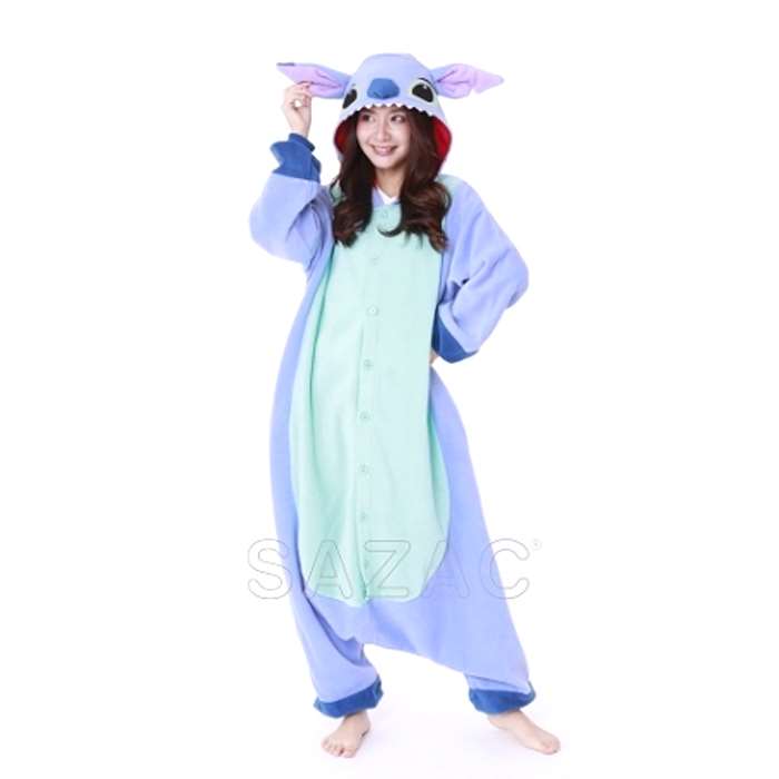 スティッチ 着ぐるみ 大人サイズ きぐるみ キグルミ コスプレ キャラクター サザック DNY-071