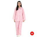 ガーリーフラワー ハローキティ シャツパジャマ レディース Mサイズ(PK)長袖 パジャマ ねまき ルームウエア 部屋着 巾着付き サザック SAN-1854M...