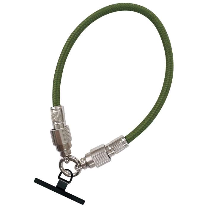 【即日出荷】CABLE in STRAP カーキ Type-C 充電ケーブル一体型ハンドストラップ Power Delivery対応ケーブル サンクレスト iSB-CHS02