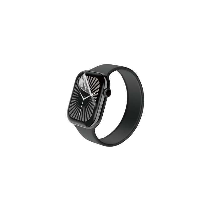 【代引不可】Apple Watch 46mm フィルム 衝撃吸収 反射防止 防指紋 貼付ツール付 エレコム AW-24AFLAFPR