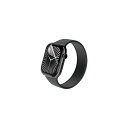 【代引不可】Apple Watch 42mm フィルム 衝撃吸収 傷リペア 防指紋 貼付ツール付 エレコム AW-24BFLAPKRG