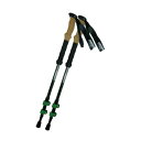 【即日出荷】トレッキングポール グリーン 2本セット カーボン製ポール 杖 つえ 登山 山登り Land Field lf-tp010-gr