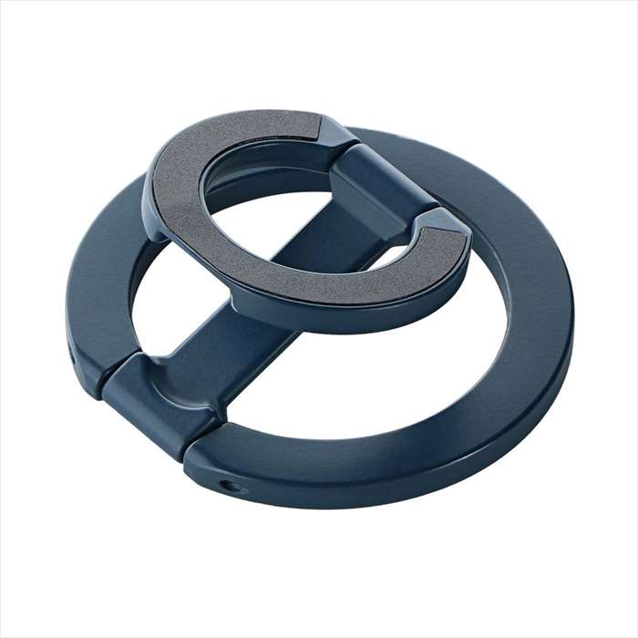 MagSafe対応 スマートフォンリング MAGTUS Ring W-Magnet ネイビー LEPLUS NEXT LN-SMRG11NV