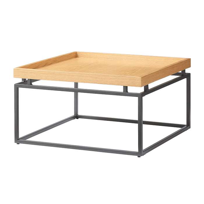 【北海道・沖縄・離島配送不可】【代引不可】リビングテーブル ナチュラル センターテーブル 60x60x35cm デザインテーブル 東谷 PT-784NA