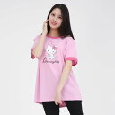 チャーミーキティ リンガーTシャツ (PK) M〜Lサイズ レディースサイズ サザック SAN-1944ML_PK