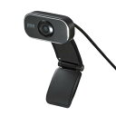 【代引不可】WEBカメラ フルHD 200万画素 高画質 スタンド付 マイク内蔵 簡単接続 ビデオ会議 テレワーク ブラック サンワサプライ CMS-V41BK...