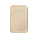 ESME CARDHOLDER CREAM Magsafe対応 カードホルダー コンパクトミラー スタンド機能 Coehl ESMEMCHM-CREAM