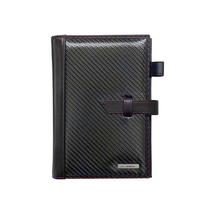 GT-MOBILE リアルカーボン システム手帳（B6 バイブルサイズ） エアージェイ GTR-POGB BK