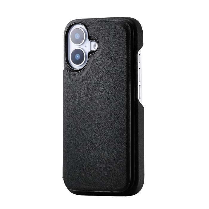 ԲġiPhone 17  եȥ쥶 ɥǽ ֥å 쥳 PM-A25APLORFBK