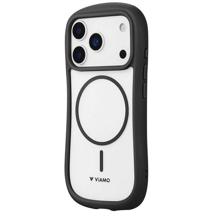iPhone 17 Pro 耐傷・耐衝撃ハイブリッドケース 「ViAMO mag」 ダークグレー LEPLUS NEXT LN-IP25VMMGY