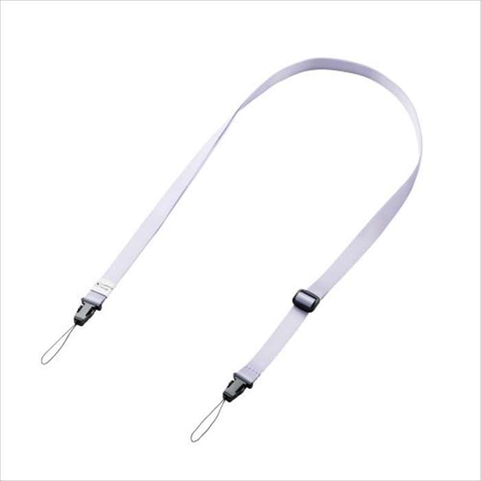 【代引不可】instax(チェキ)miniシリーズ用 ネックストラップ/カラータイプ エレコム IC-STSDM12PU