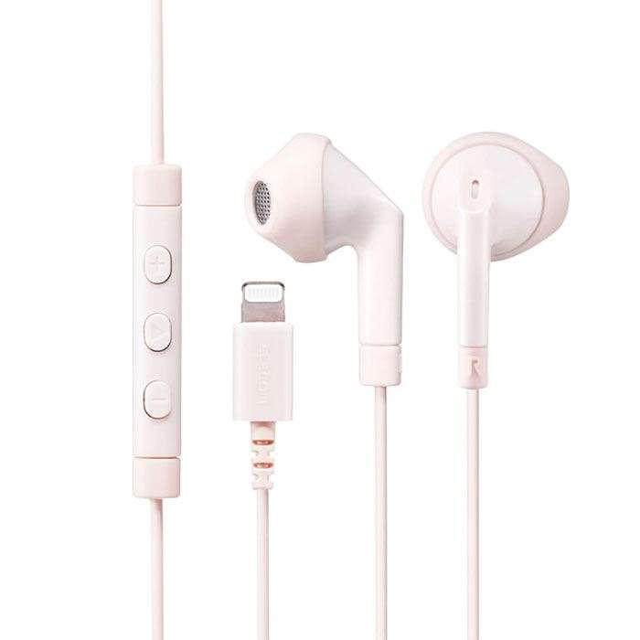 【代引不可】Lightning ヘッドホンマイク 1.2m セミオープン型 FAST MUSIC(TM) iPhone/iPad/iPod ピン..