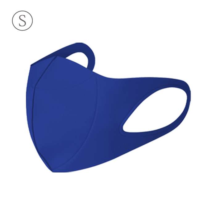 ウルトラパフマスク JIGGLY マスク Sサイズ 洗えるマスク 大人用サイズ 全方位フィット構造 ぷるぷる もちもち カラーマスク おしゃれ かわいい【ブルー】 JIGGLY JGM1011SBL(4)