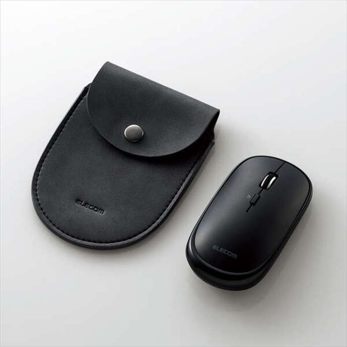 【代引不可】ワイヤレスマウス 無線 Bluetooth 静音 4ボタン 充電式 軽量 薄型 3台同時接続 左右対称 Windows11 Mac Chrome Android iOS iPadOS対応 ブラック エレコム M-TM15BBBK