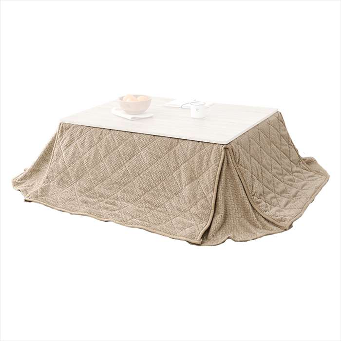 【北海道・沖縄・離島配送不可】【代引不可】省スペースコタツ布団 グレージュ HAGIHARA POKASF105-GG