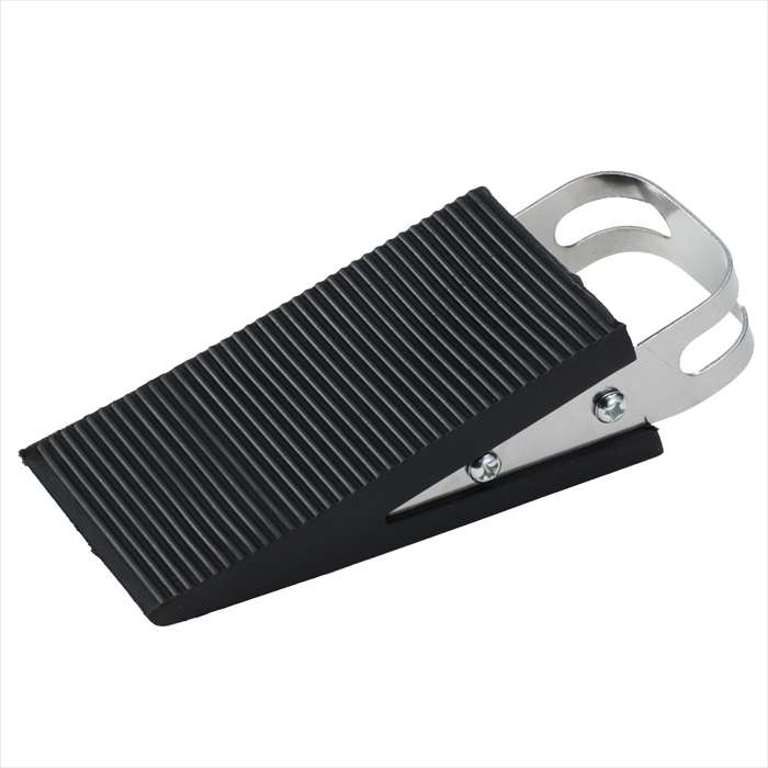 ドアストッパー ブラック 持ち手付き 玄関 オフィス 家庭 アーテック 92330