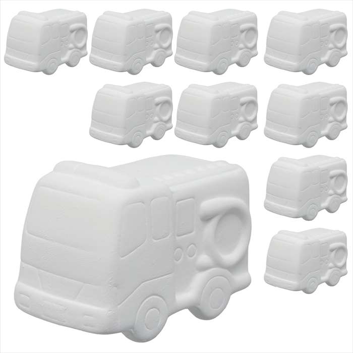 SEARCH WORD：おえかき陶器　のりもの　消防車　乗り物　10個セット　立体ぬりえ　陶器　お絵かき　手作り　工作キット　親子イベント　ワークショップ　子ども　自由工作　自由研究　図工　夏休み　冬休み　小学校　中学校　大人　趣味　DIY　 教材　イベント　景品　プレゼント　おうち遊び　室内遊び商品概要：手のひらサイズの真っ白な陶器にお子様から大人までお楽しみいただけるおえかきシリーズです。好きな色、好きな顔をリアルに描いたり、アイデアひとつで変身させたり、シリーズで揃えたり、楽しみ方はいろいろ。お子さまの創造力を思う存分発揮できます。作品完成後は思い出のインテリアとしておうちに飾れます。陶器と推奨の画材（カラーペンなど）があればどこでもすぐに出来るお手軽さが魅力です。立体へ着色することによって、空間認知能力を刺激し、知育教育や脳のトレーニングに効果があります。水族館や動物園はもちろん、商業施設などのイベント会場や学童保育、学校でのPTA活動、介護施設のレクリエーションなど幅広い会場・イベントで活躍できます。。商品仕様：■メーカー：おみくじ工房■JANコード：4580245595197■商品名：おえかき陶器 のりもの 消防車 10個セット 陶器製 色付け 絵付け ハンドメイド ■型番：58900■本体色：ホワイト■商品サイズ：約30×50×35mm■セット内容：本体×10■1個重量（g）：380■材質：陶器（素焼き）■製造国：日本■販売単位：セット■1個梱包形態：箱入り■注意：本商品は10個セットのみの販売です。ばら売りは行っておりません。素焼き陶器のため、落下などの強い衝撃で割れる場合があります。また、保管環境によって耐久性が異なります（冷暗所保管5～10年程度、屋外や高温環境2年程度で劣化）。色付けの推奨画材は水性顔料系：マーカー、絵の具、色鉛筆です。水性の染料系マーカーも使用可能ですが、素材にしみこみやすいため薄い色から重ね塗りするのがコツです。クレヨン、油性マジックは重ね塗りしにくいほか汚れやすかったりするため推奨しておりません。また、絵の具の厚塗りは、乾燥後にひび割れる場合もございます。※商品概要、仕様、サービス内容及び企業情報などは商品発表時点のものです。※最新の情報に関しましては、メーカーサイトをご覧ください。※発売前予約商品についてはメーカーの商品製造数により納期が遅れる場合やご注文キャンセルをお願いする場合がございます。