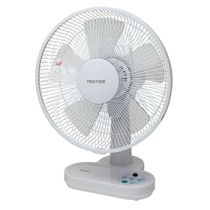 扇風機 30cm羽根 フルリモコン DC卓上扇風機 リモコン式 DCモーター TEKNOS KI-1066WDC