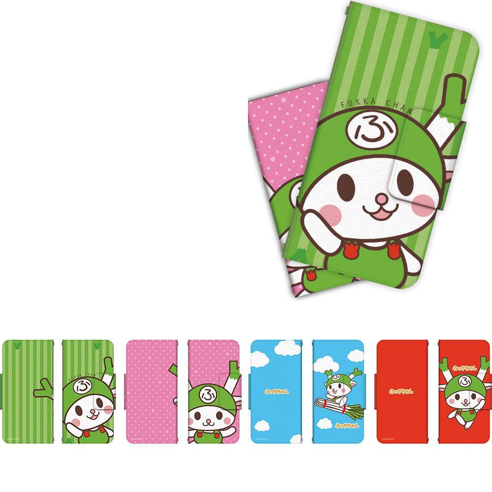 iPhone 手帳型 ケース カバー iPhone11 Pro Max XS XR 8 8plus SE 各種アイフォンに対応 ふっかちゃん ゆるキャラ 深谷市 イメージキャラクター 埼玉県 ドレスマ TH-APPLE-FKT-WHのサムネイル