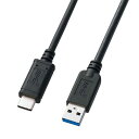 【代引不可】PC・タブレット・スマホ用 USB3.1 Gen2 Type-C-A ケーブル 1m 最大10Gbps データ転送 ブラック サンワサプライ KU31-CA10(2)